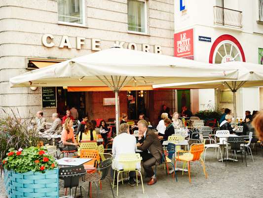 Café Korb’s terrace 