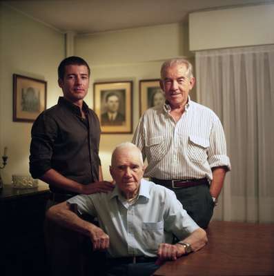 Alfred, Rodney and Andrew Simes