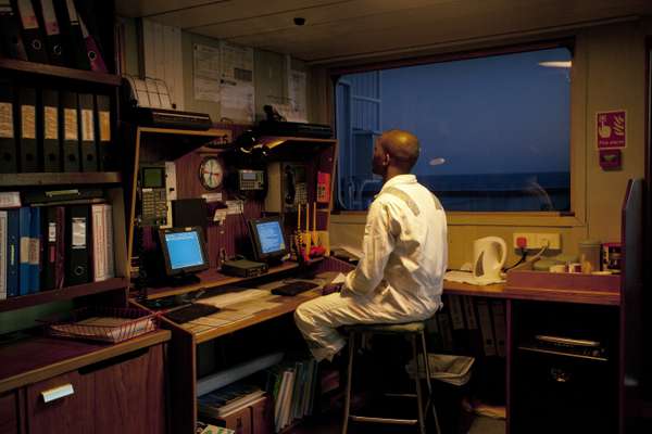 Control room on ‘RMS St Helena’
