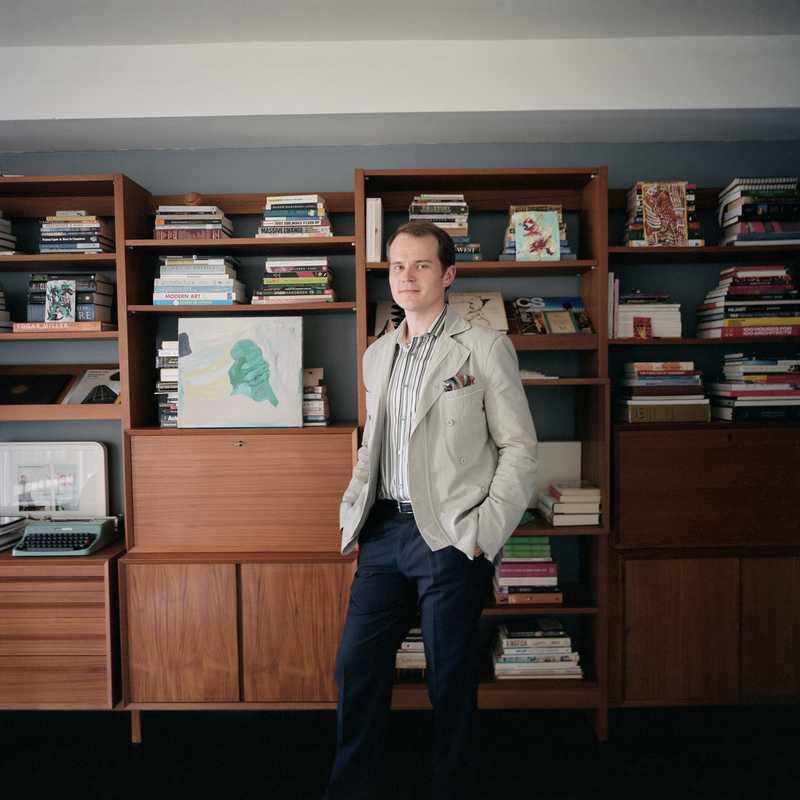 James Pike in his East Tower studio 