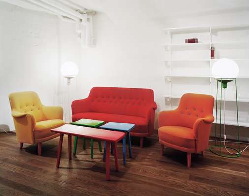 A colourful take on the classic Samsas chairs by Pontus Djanaieff