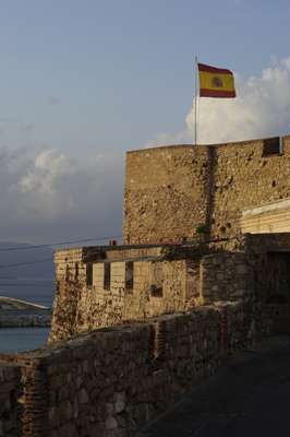 The fort in Melilla’s old town overlooks the entire city