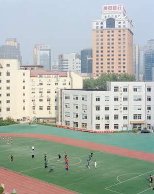 Public recreation area in central Dalian
