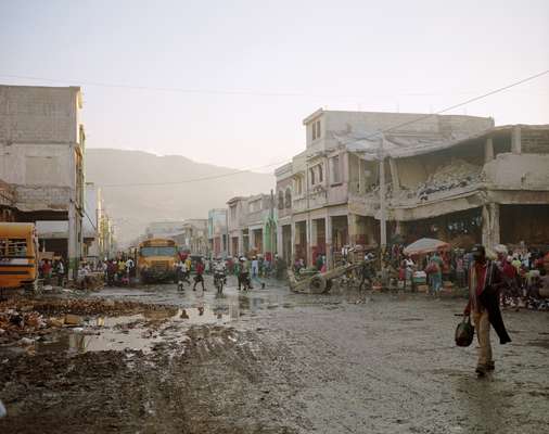Little has changed in downtown Port-au-Prince, over two years since the quake