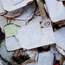 Personal files lie strewn on the floor of police station in La Goulette