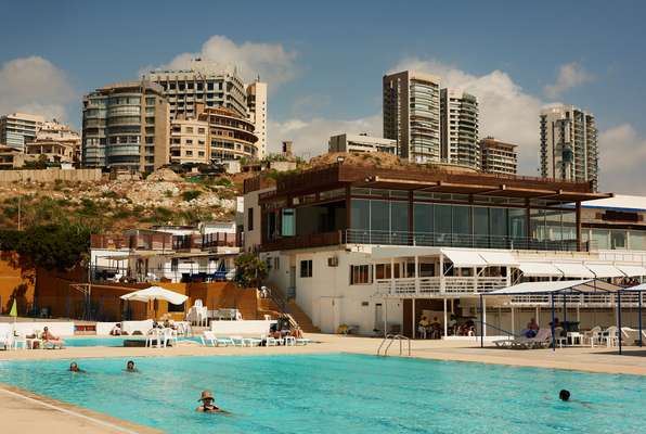 Sat on the western coast of Beirut, Sporting’s backdrop is the city itself 