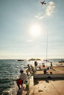 Favourite haunt for fishermen of all ages 