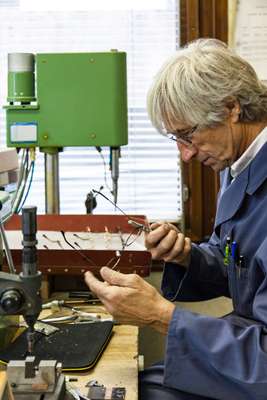 Pierre Hibon in the Bourgeat factory