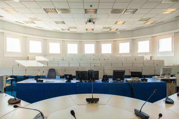 Interpretation room where students learn their craft