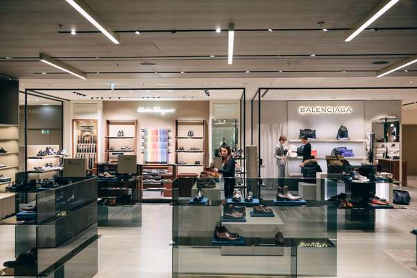 Brand new men’s accessories department 