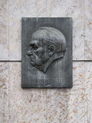 Plaque of Wilhelm Pieck