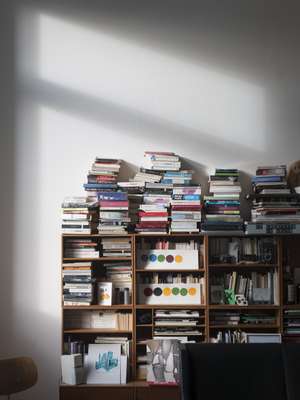 Books in Gonzalez’s apartment