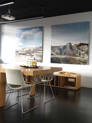 Airy meeting room