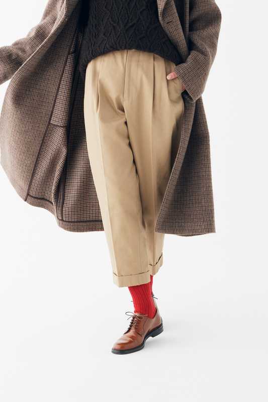 Coat by Tod’s, rollneck jumper by Loro Piana, trousers by Scye Basics, socks by Rototo, shoes by Church’s