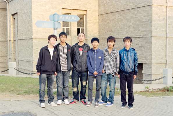 Students at Neusoft Information Institute, a private university