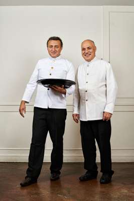 Restaurant staff at the club 