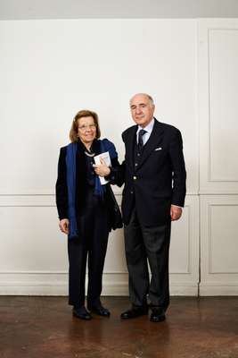 Non-diplomatic members Gloria Ambroggio and Maurizio Maria di Nitto; Di Nitto worked in finance