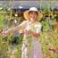 Keen gardener and resident Katsue Umeta