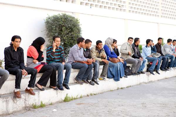 Students at University of Tunis