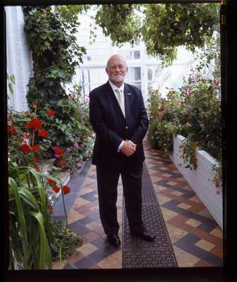 The Queen’s representative, Falkland Islands governor Alan Huckle