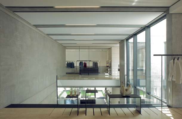 Interior of the futuristic building designed by Parisotto + Formenton