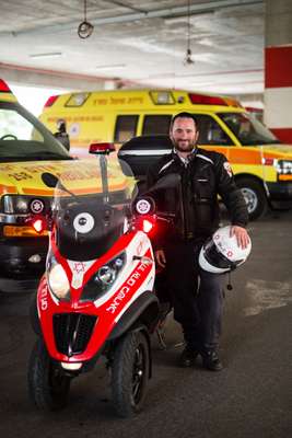 MDA paramedic with a life-saving motorbike