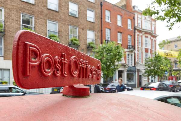 Post Office Direction Sign, London