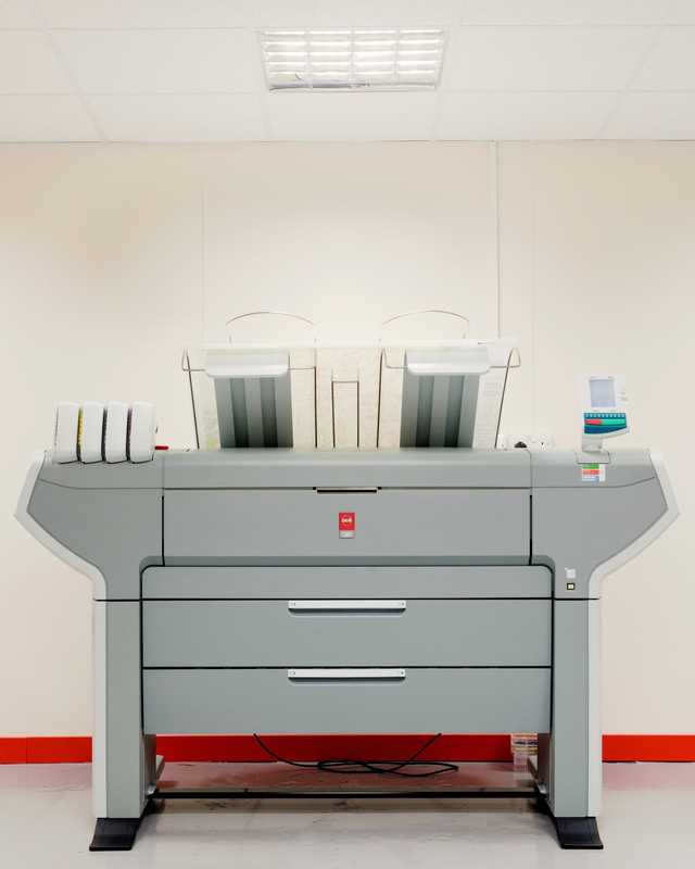 Inkjet printer for bespoke map printing