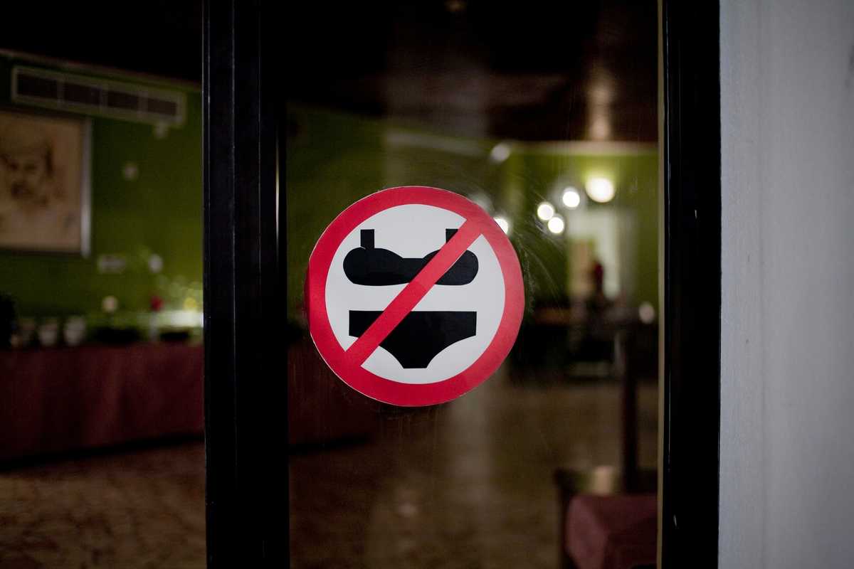 Even places which serve alcohol have certain restrictions