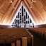 First Baptist Church interior by prolific architect Harry Weese, 1965