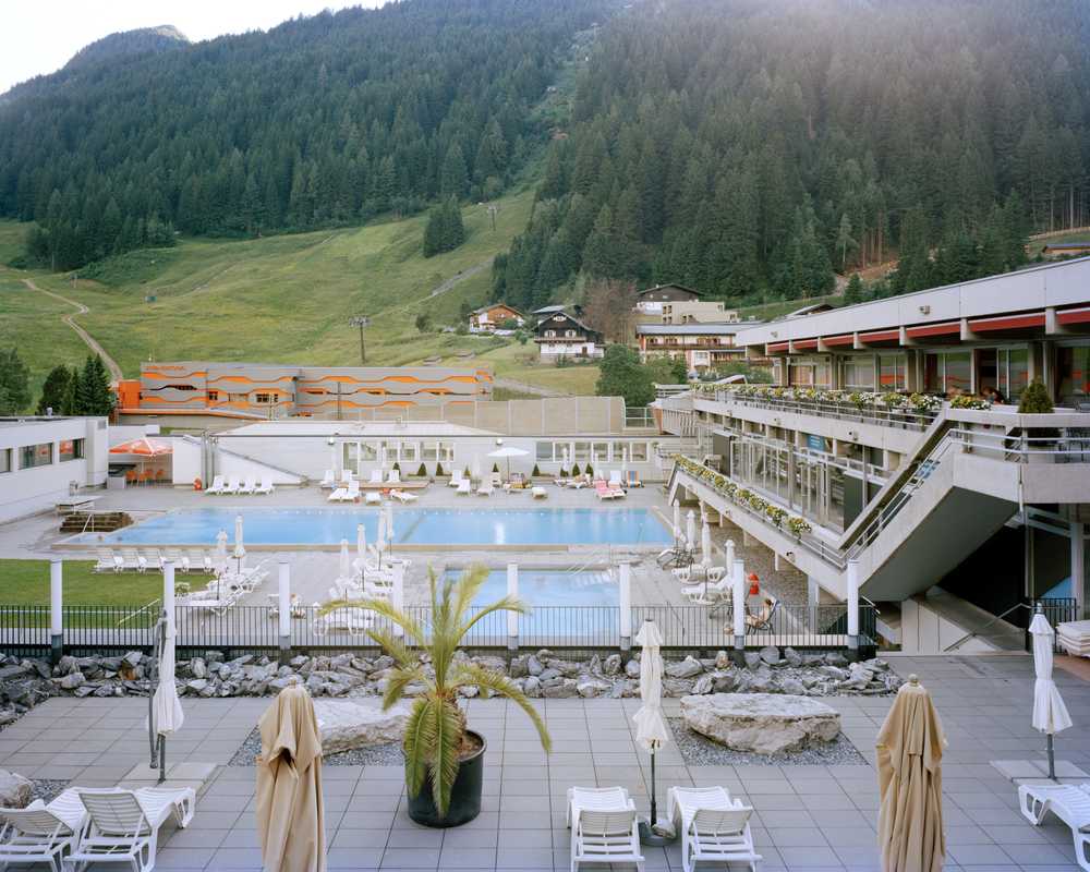 Felsentherme’s outdoor thermal spa 