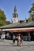 Viktualienmarkt is the gastronomic heart of Munich