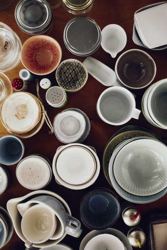 Collection of tableware