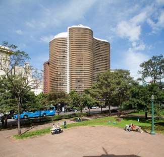 Niemeyer building and Liberdade Square