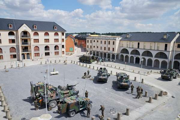 Jeoffrécourt is part of Cenzub, the largest training area for urban warfare in Europe