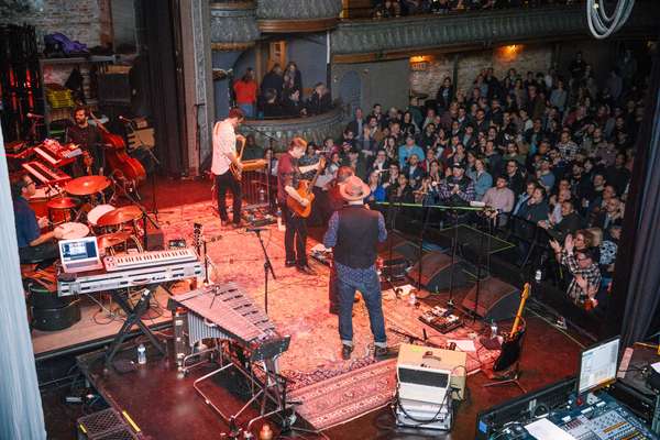 On stage at Thalia Hall, Chicago