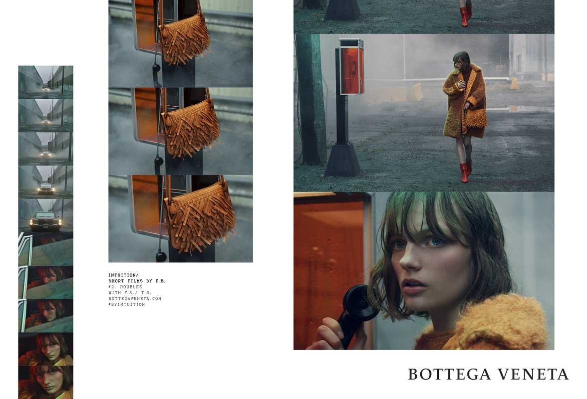 Interview Magazine’, June 1990; Bottega Veneta fall/winter 2018 ad campaign