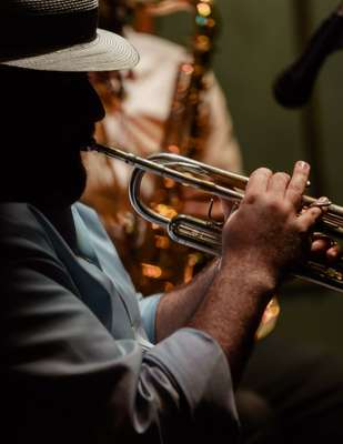 Blowing brass at the Spotted Cat on Frenchmen Street