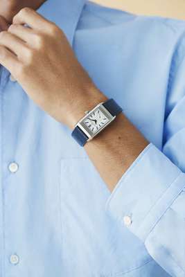 Shirt by Graphpaper, watch  by Jaeger-LeCoultre 