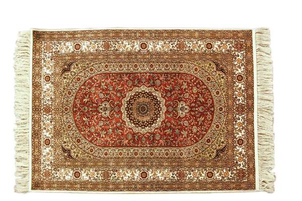 **3** Persian silk rug