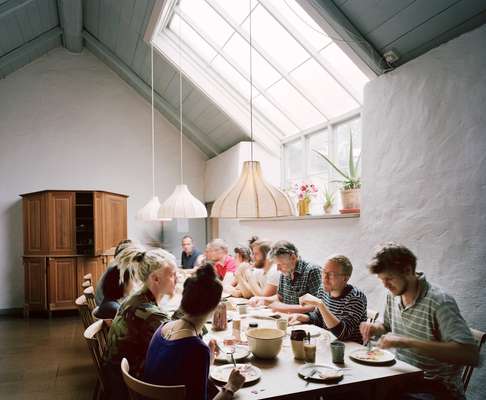 The student dining area 