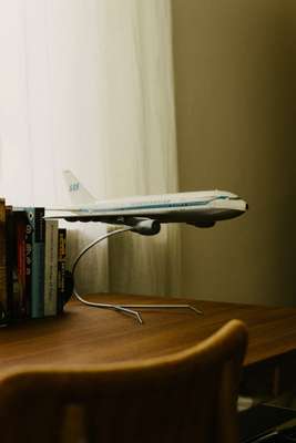Scandinavian Airlines model aeroplane