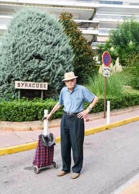 One of the complex’s senior residents