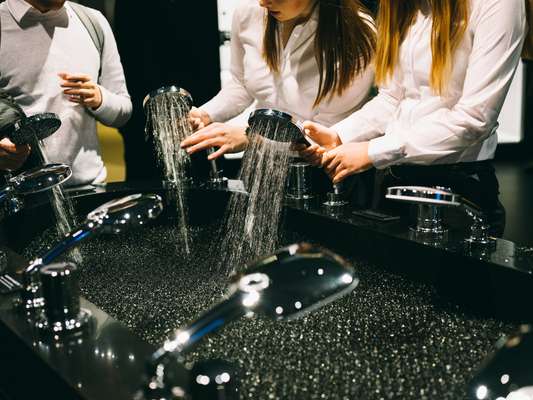 Nicely handled: Grohe hand showers