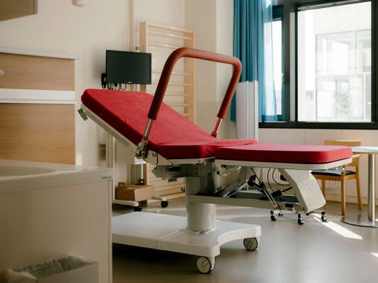 Natural light in a delivery room