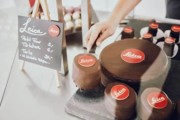 The Black Forest gateau-inspired Leica cake