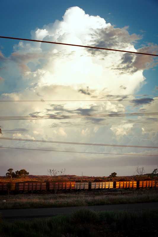 Pilbara Railway transports processed mining products