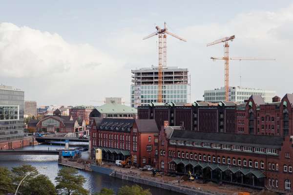 The new ‘Spiegel’ HQ across the water in Hamburg’s HafenCity
