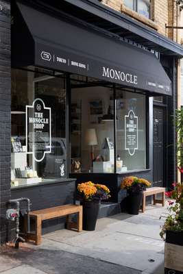 The store front of Monocle’s new bureau 