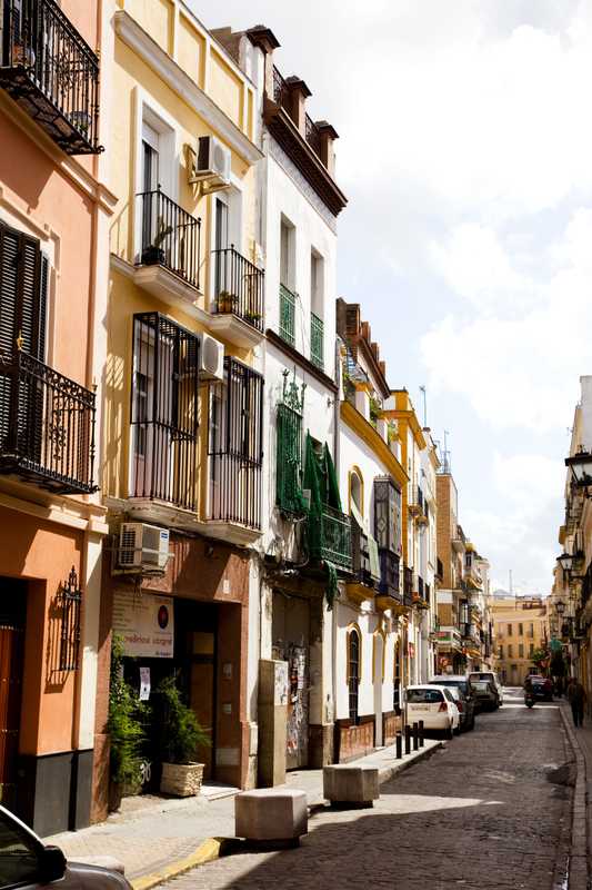 Typical cobbled calles